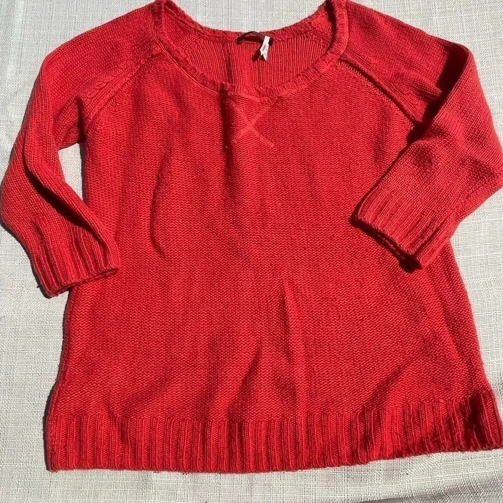 COPY - Women's Cropped Sleeve Sweater - Sz. M